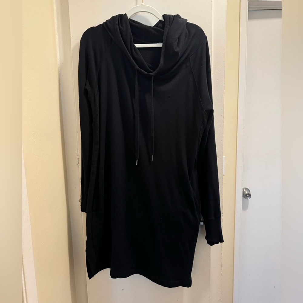 Athlete Triumph Hoodie Dress| Black | Size: M